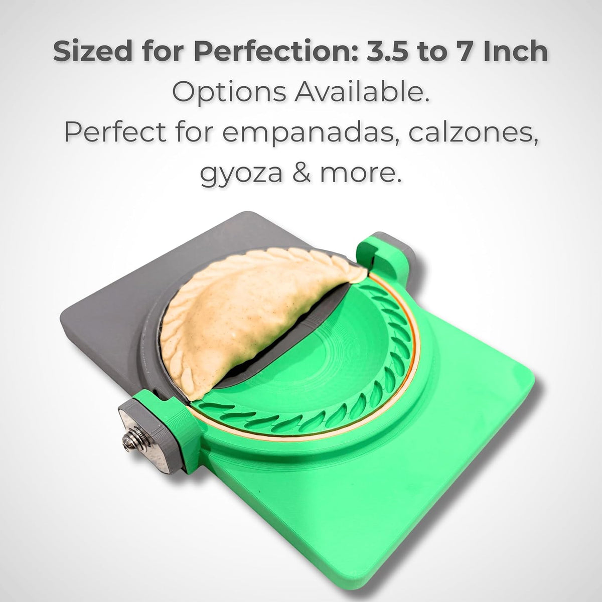 SAMPA Traditional Crimp Empanada Press with Built-In Cutter