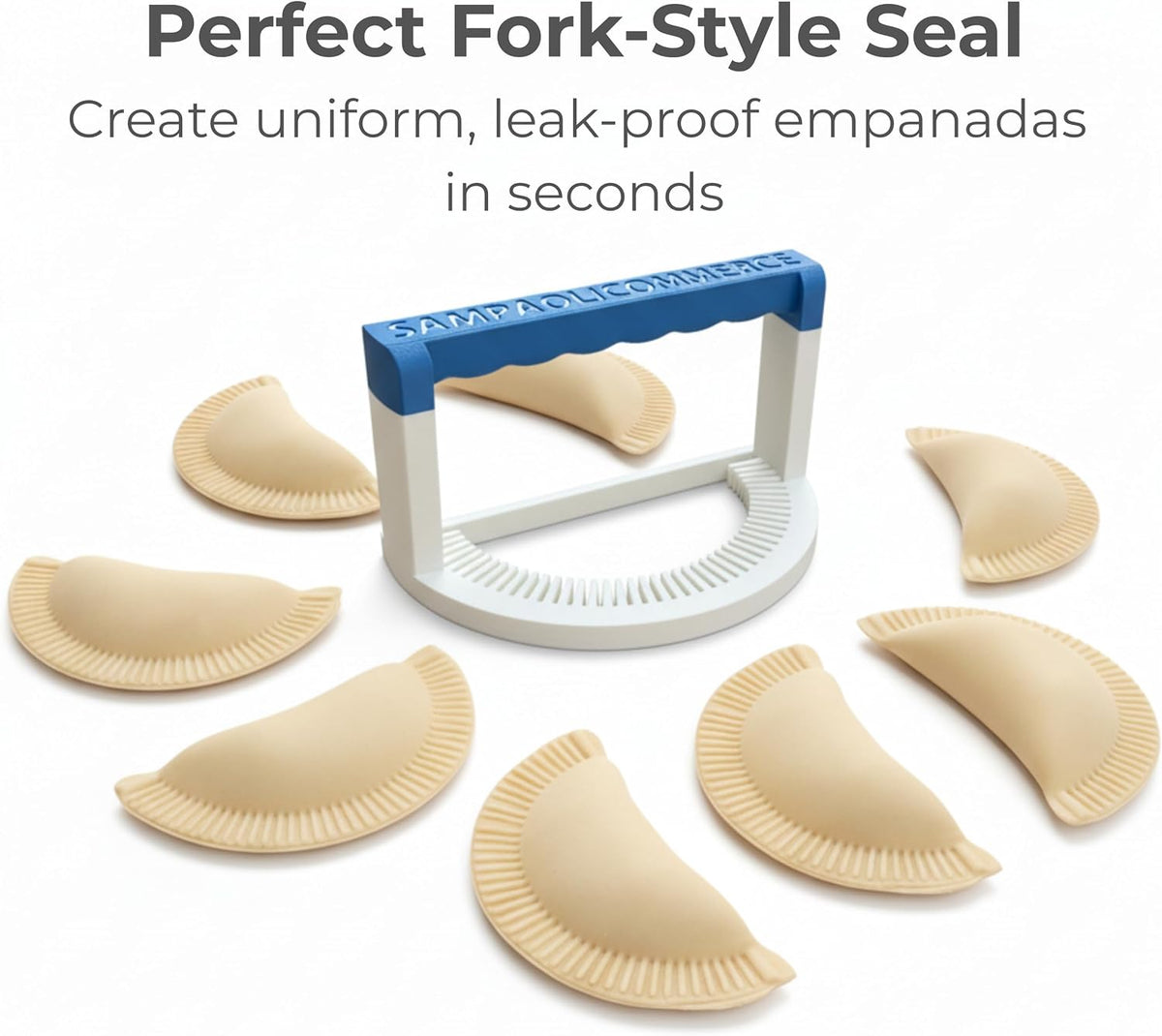 SAMPA Fork Style Empanada Stamp and Press