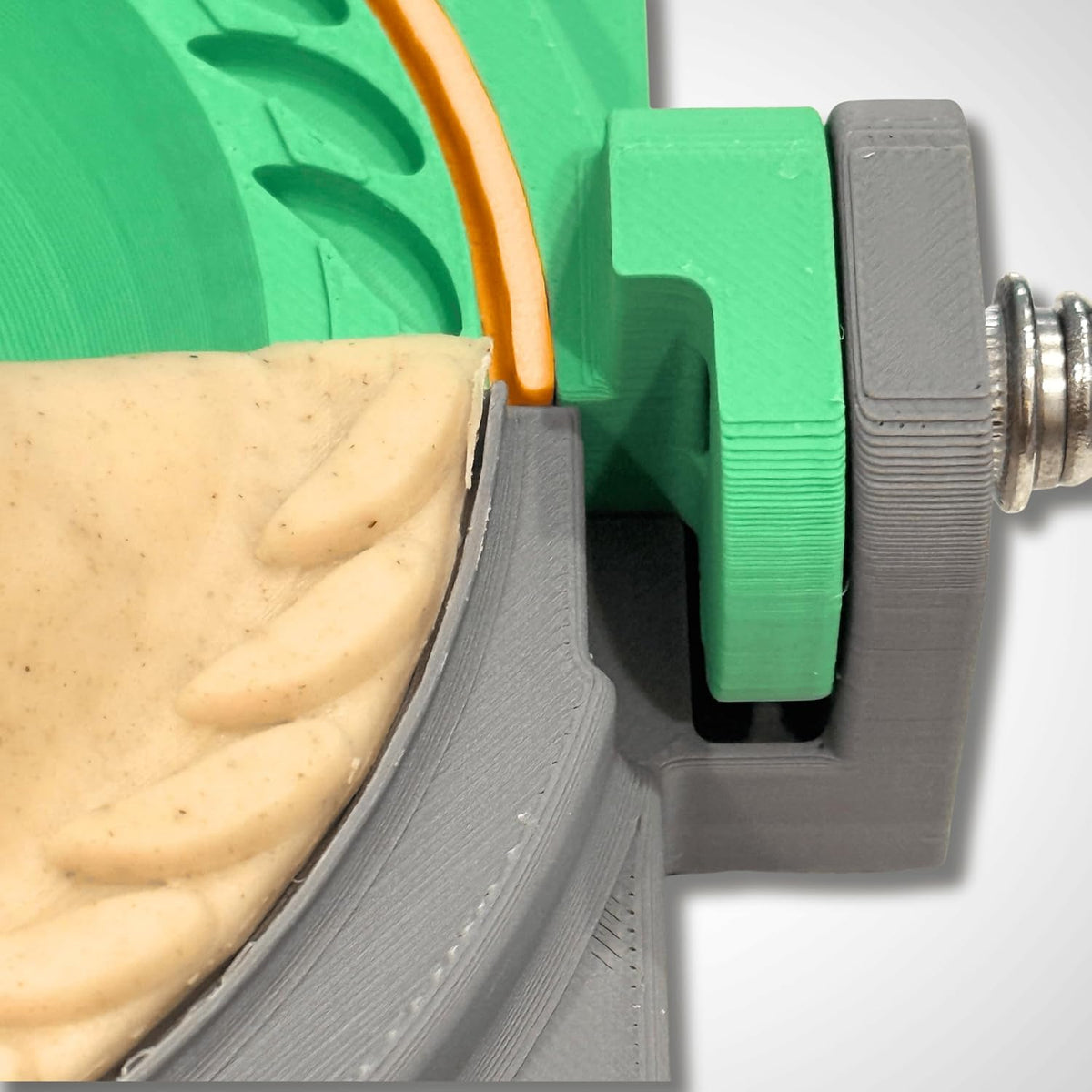 SAMPA Traditional Crimp Empanada Press with Built-In Cutter