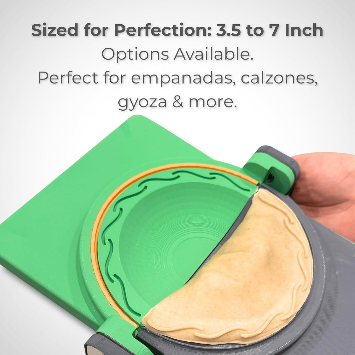 SAMPA Serpent Crimp Empanada Press with Built-In Cutter