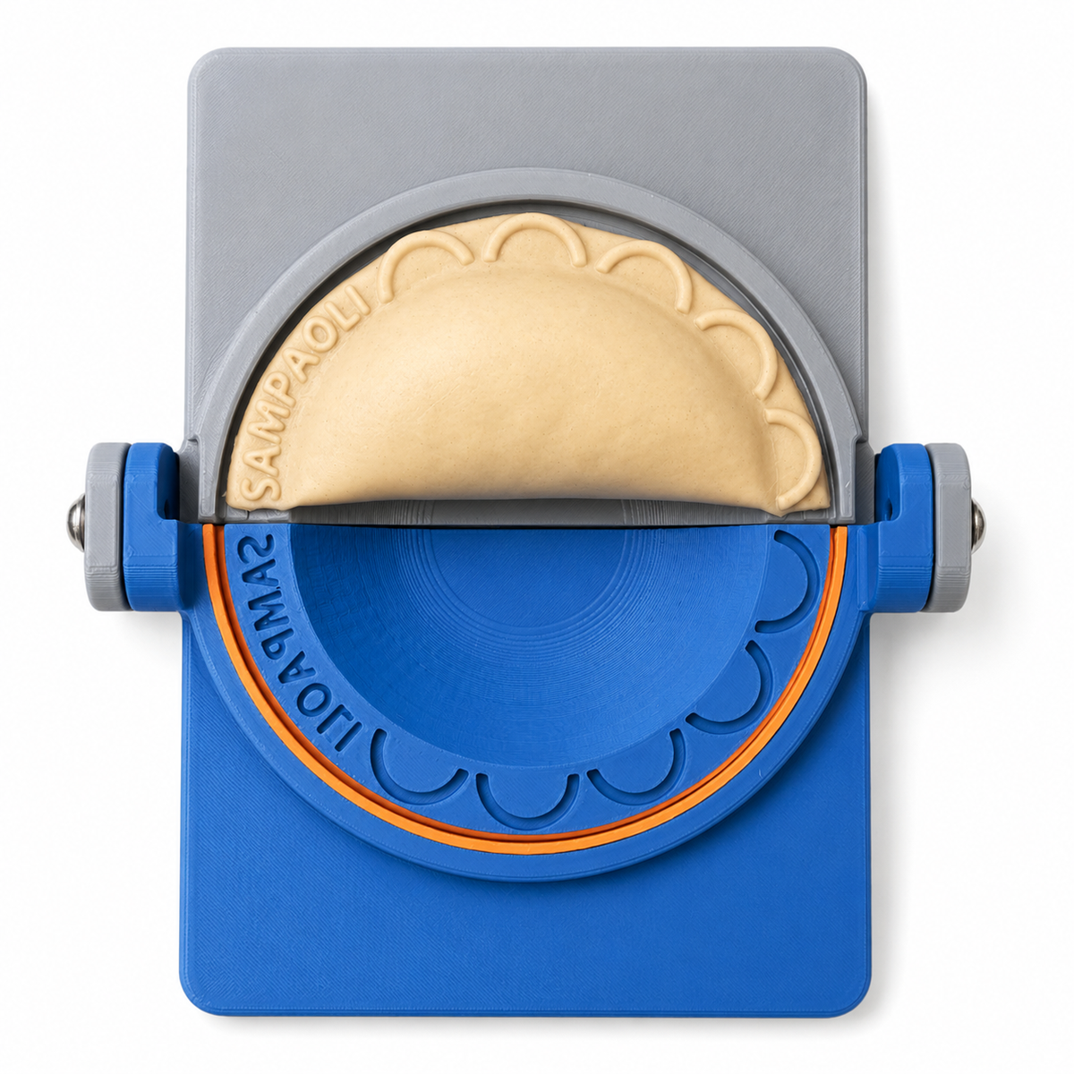 SAMPA Custom Name or Logo Empanada Press, Flower Crimp