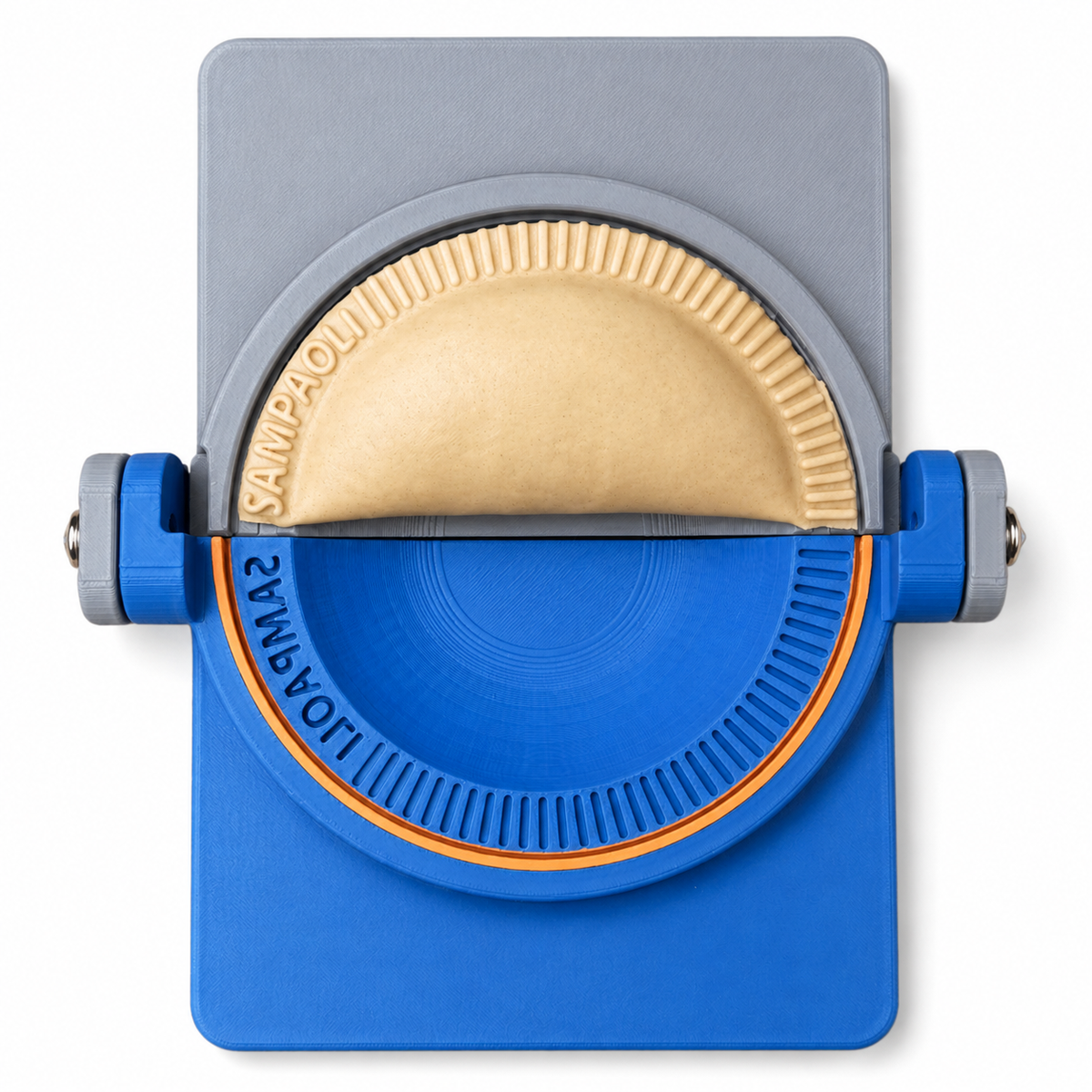 SAMPA Custom Name or Logo Empanada Press, Fork Crimp
