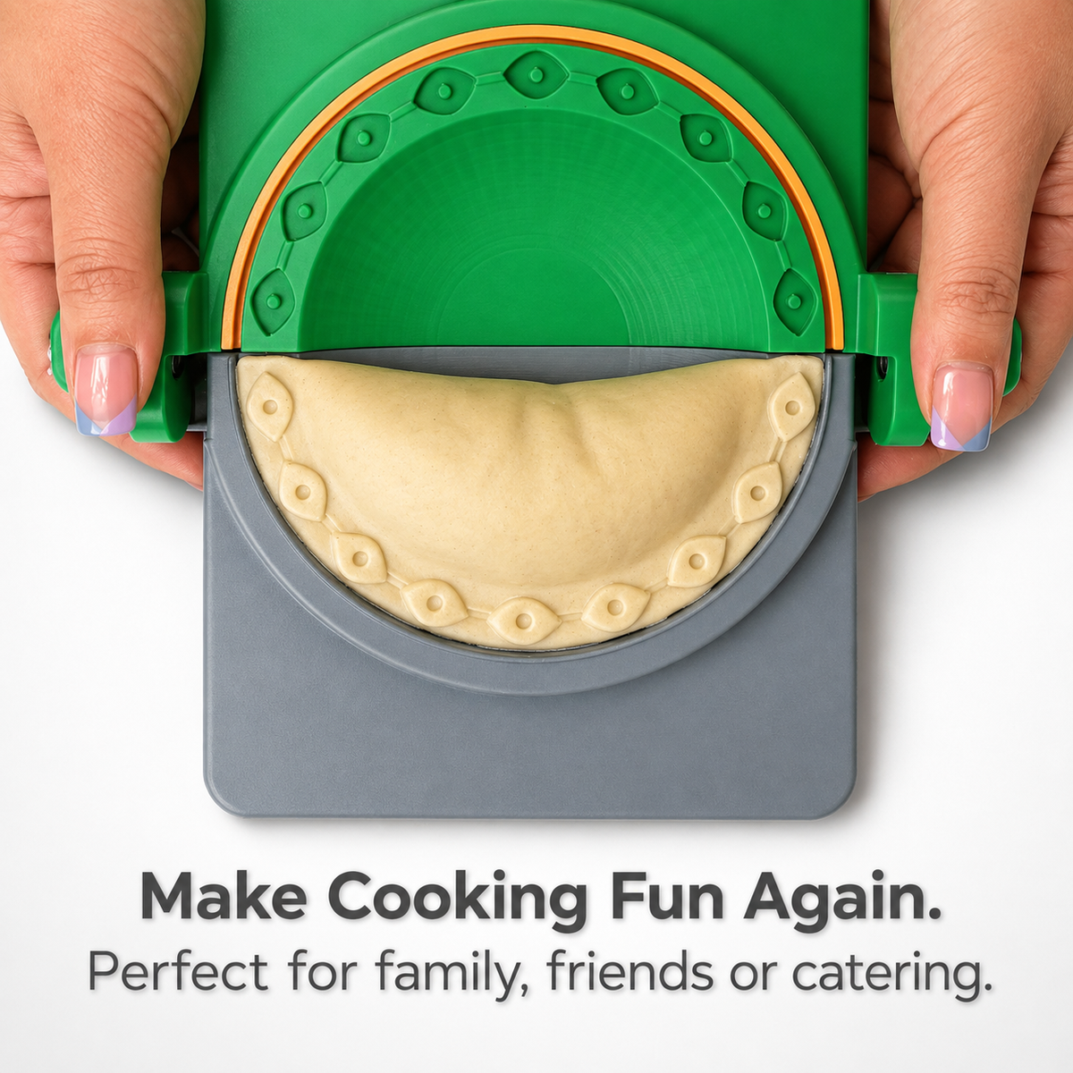 SAMPA Eye Crimp Empanada Press with Built-In Cutter