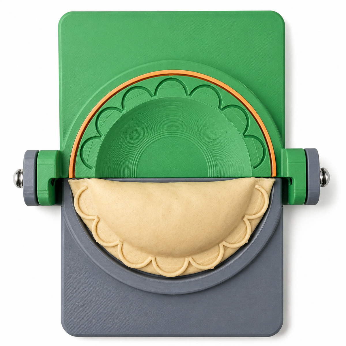 SAMPA Flower Crimp Empanada Press with Built-In Cutter