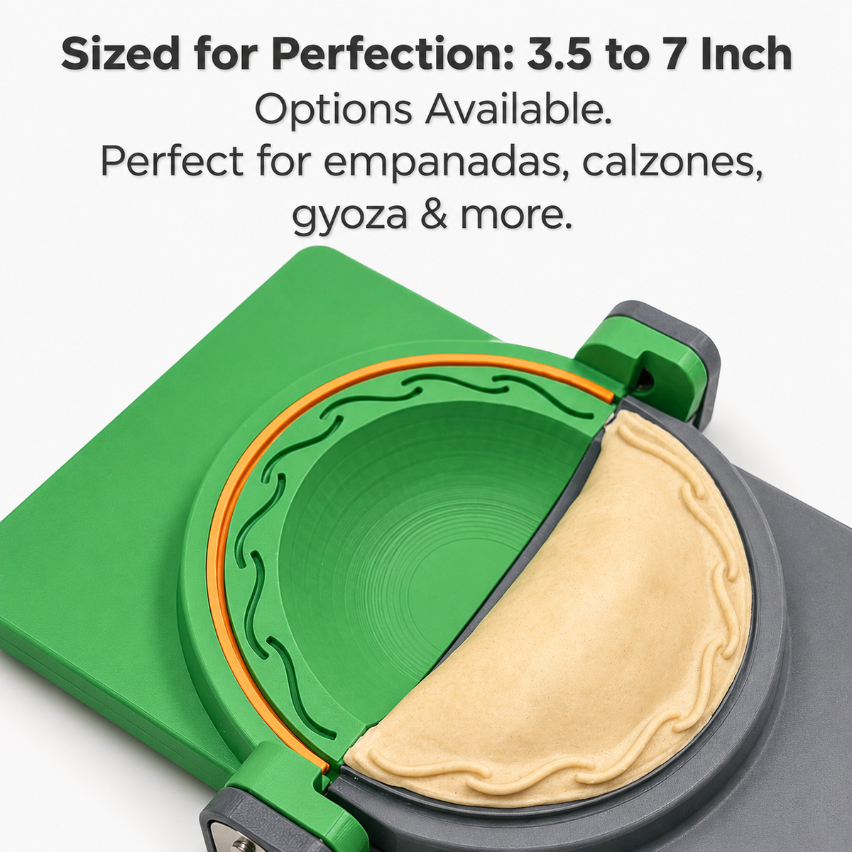 SAMPA Serpent Crimp Empanada Press with Built-In Cutter