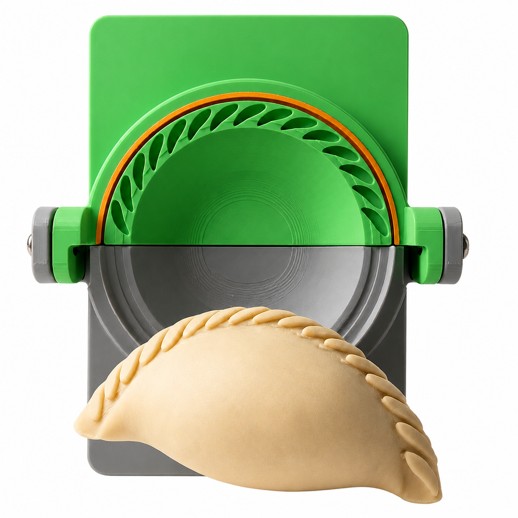 SAMPA Traditional Crimp Empanada Press with Built-In Cutter
