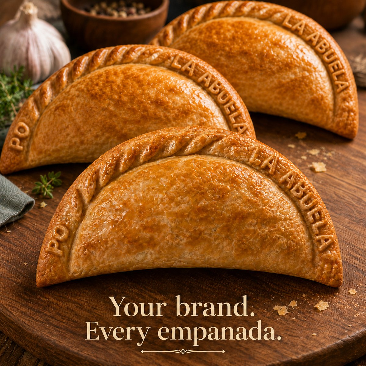 SAMPA Custom Name & Filling ID Empanada Press