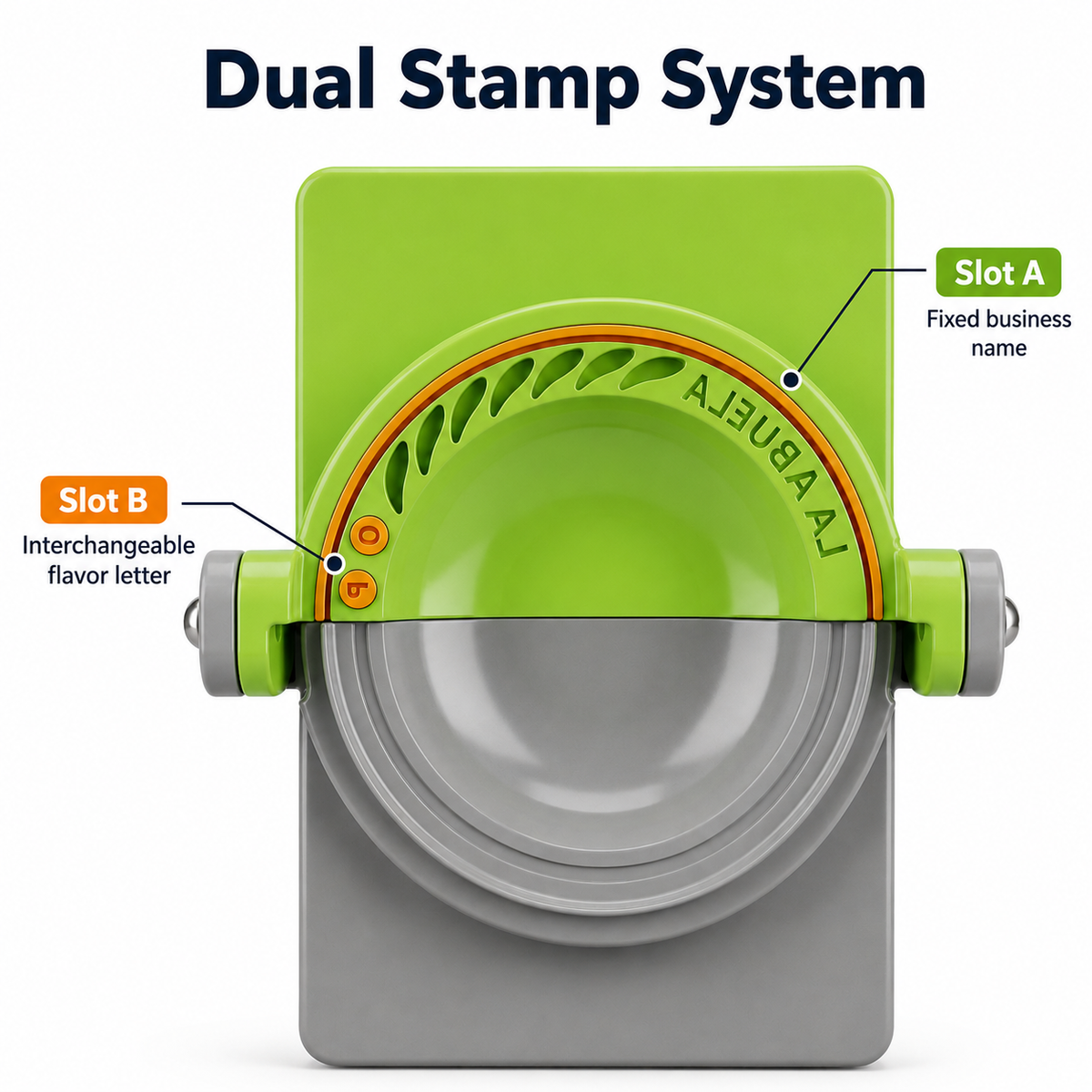 SAMPA Custom Name & Filling ID Empanada Press