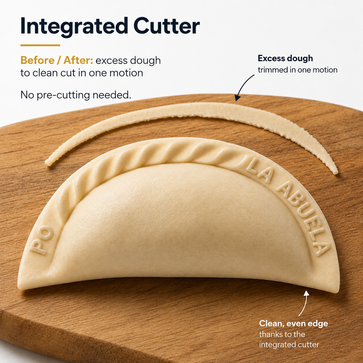 SAMPA Custom Name & Filling ID Empanada Press
