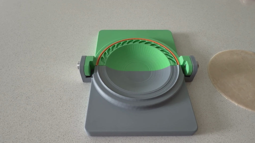 SAMPA Traditional Crimp Empanada Press with Built-In Cutter