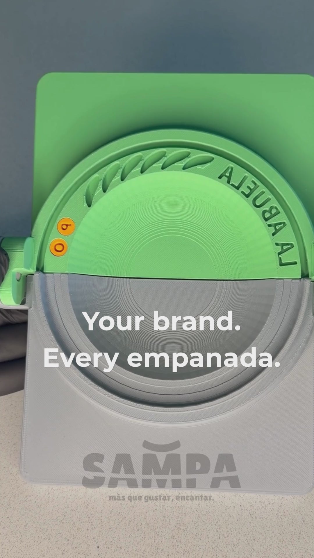 SAMPA Custom Name & Filling ID Empanada Press